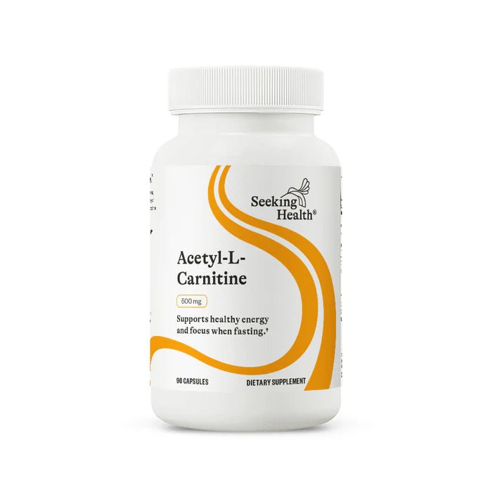 Acetyl - L - Carnitine | 500mg | 90 Capsules | Seeking Health - Pure Nordic Health