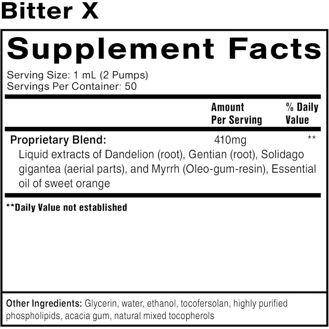 Bitter X | Quicksilver Scientific - Pure Nordic Health