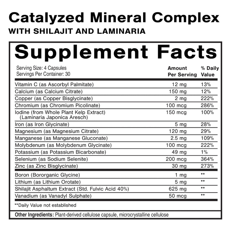 Catalyzed Mineral Complex | Quicksilver Scientific - Pure Nordic Health