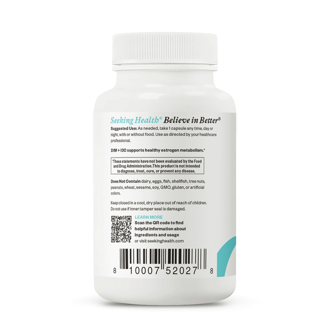 DIM + I3C | 60 Capsules | Seeking Health - Pure Nordic Health
