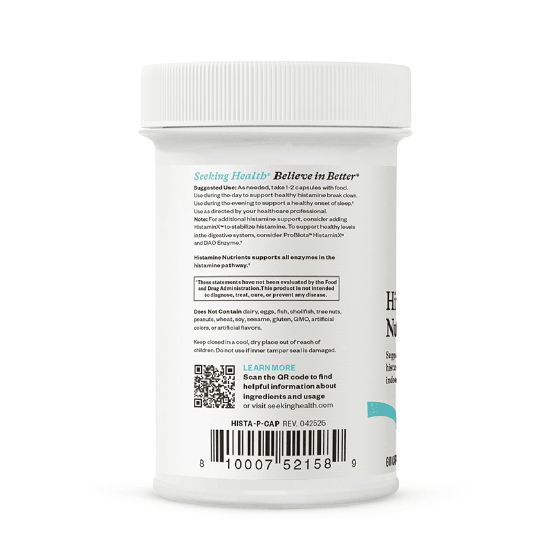 Histamine Nutrients | 60 Capsules | Seeking Health - Pure Nordic Health