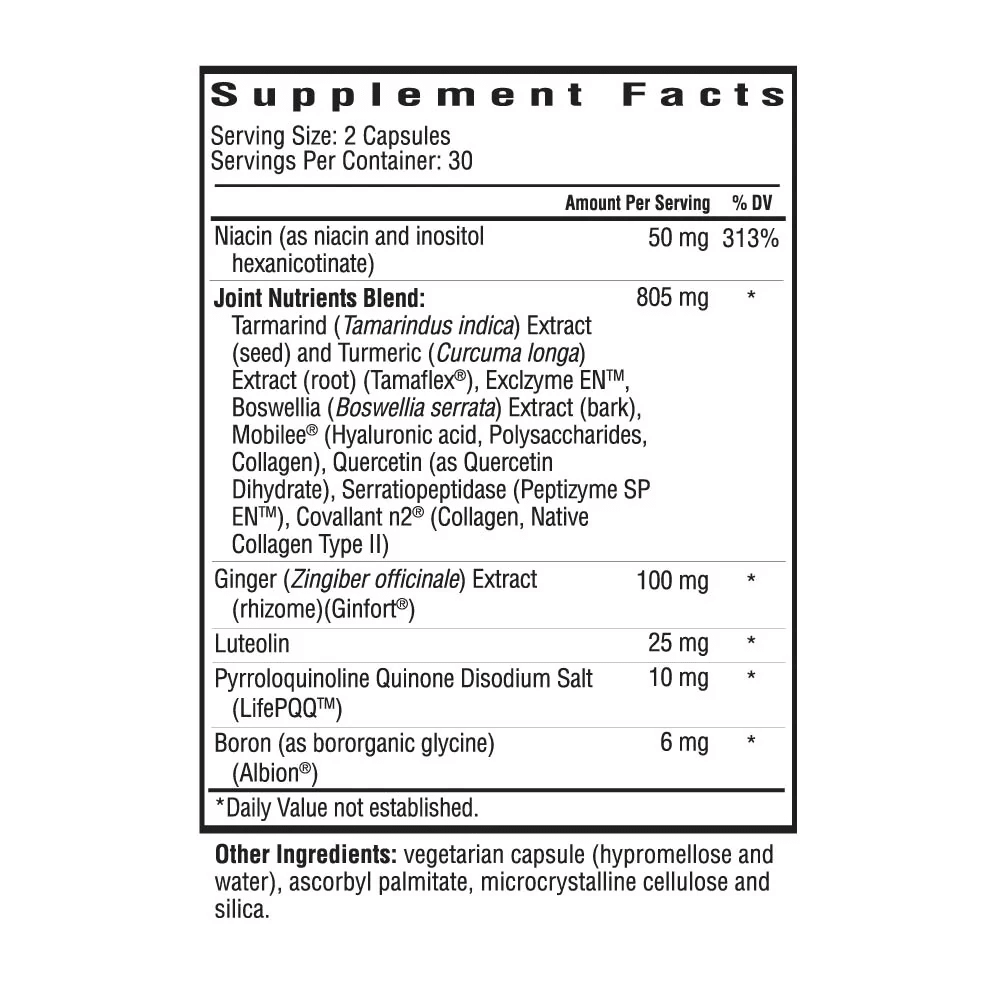Joint Nutrients | 60 Capsules | Seeking Health - Short Dated Discount 31.03.2026 - Pure Nordic Health