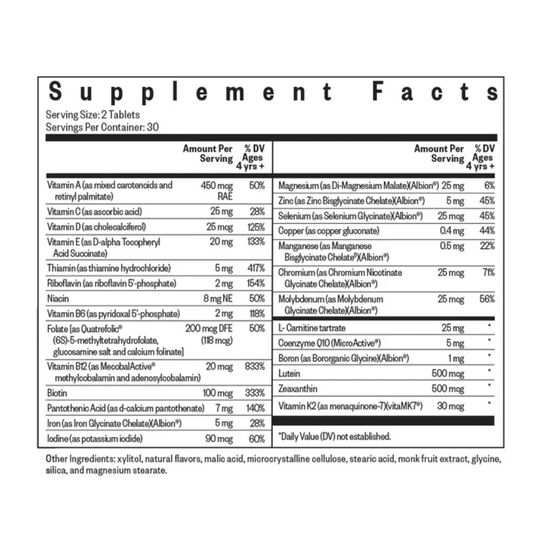 Kids Multivitamin Chewable | 60 Tablets | Seeking Health - Pure Nordic Health