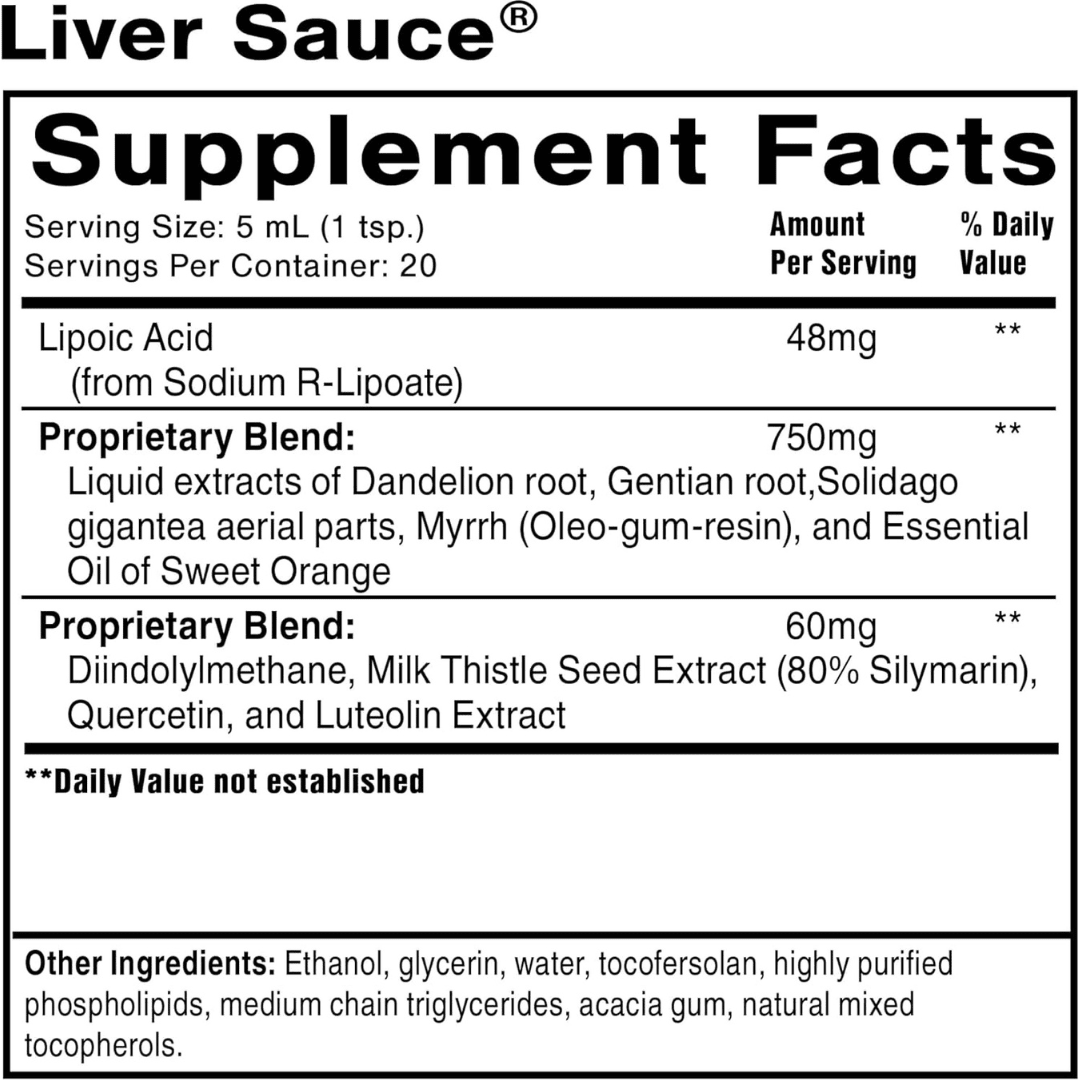 Liver Sauce | Quicksilver Scientific - Pure Nordic Health