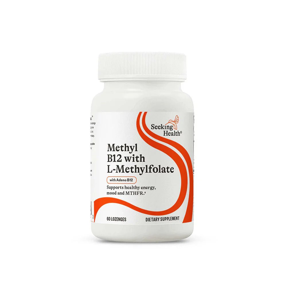 Methyl B12 with L - Methylfolate | 60 Lozenges | Seeking Health - Pure Nordic Health