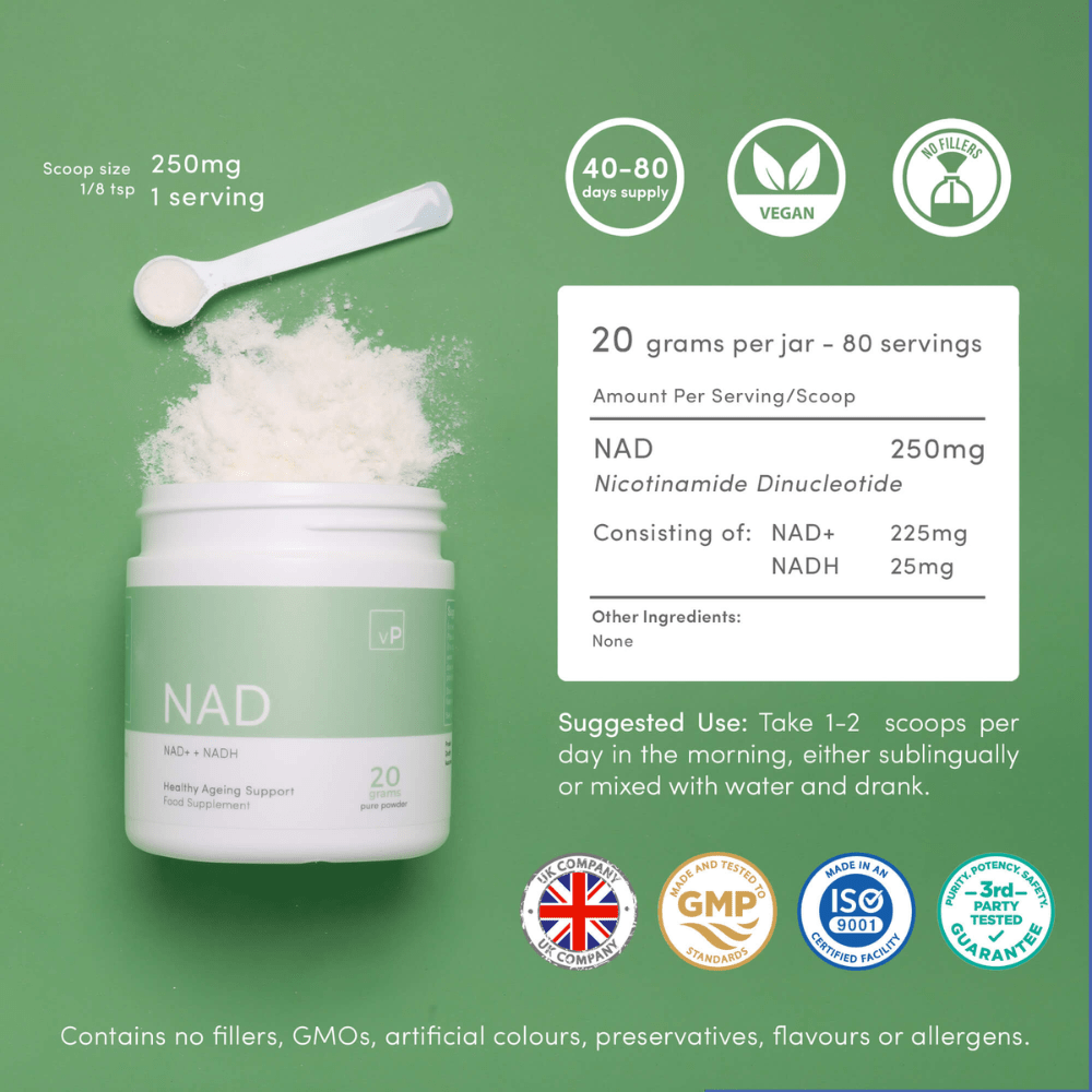 NAD | 20 Servings | Vitality Pro - Pure Nordic Health