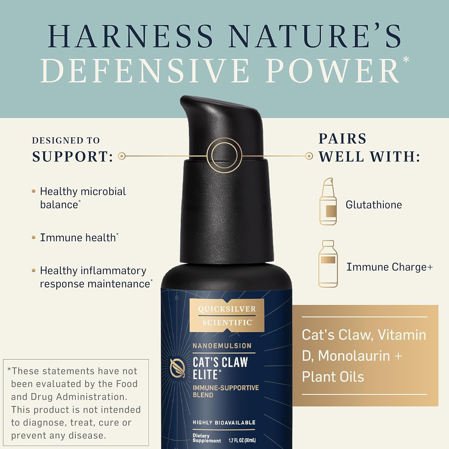 Nanoemulsified Cat's Claw | Quicksilver Scientific - Pure Nordic Health