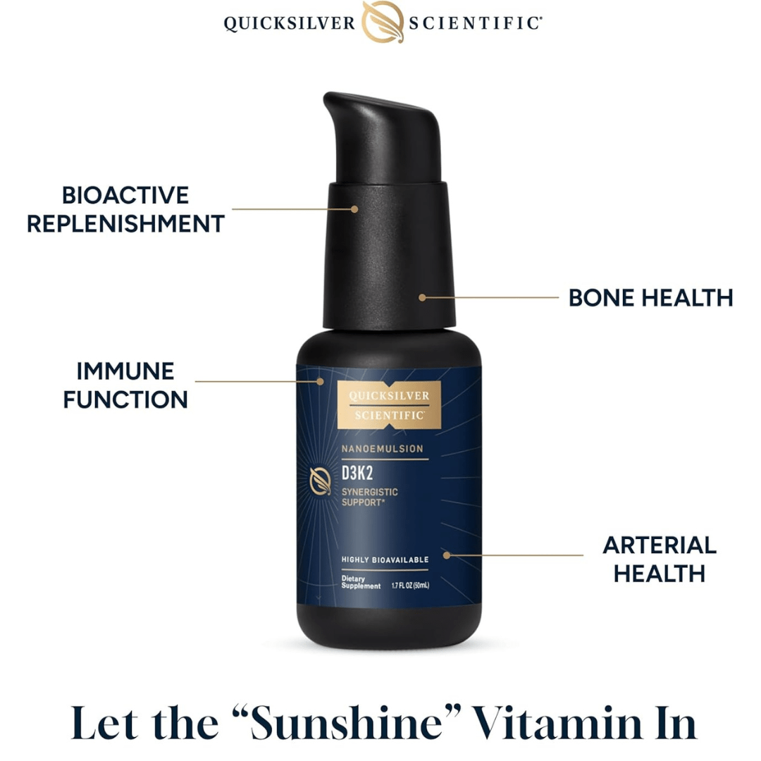 Nanoemulsified D3K2 | Quicksilver Scientific - Pure Nordic Health