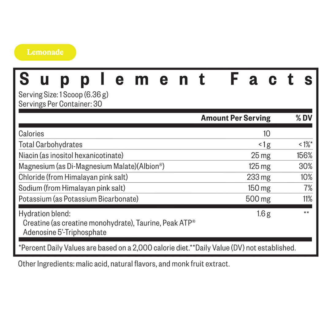 Optimal Electrolyte Lemonade | Seeking Health - Pure Nordic Health