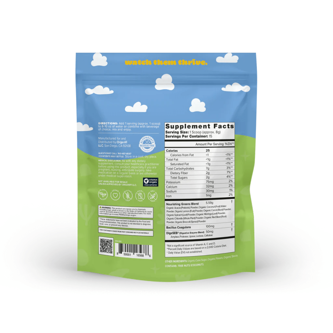Organifi Kids: Easy Greens - Short Dated Discount 28.02.2026 - Pure Nordic Health