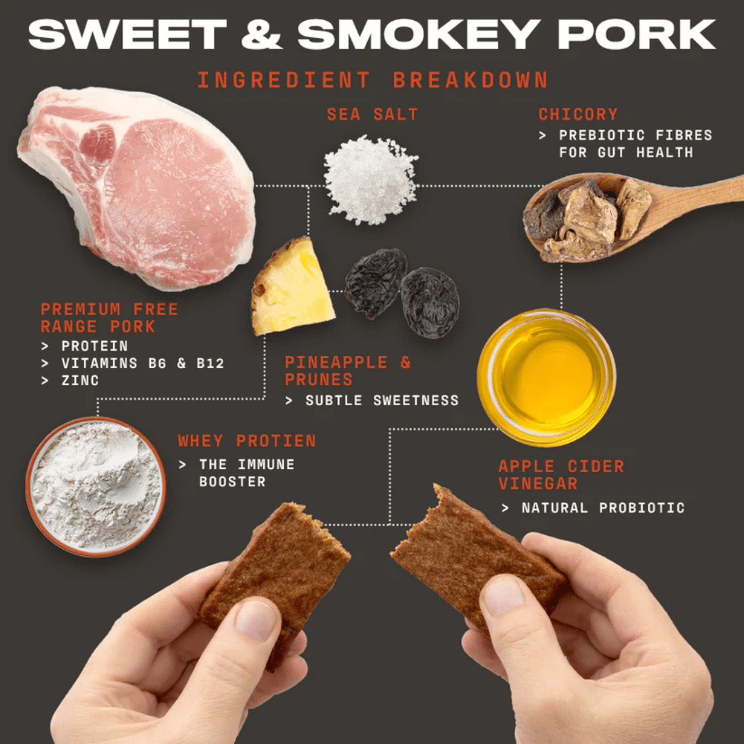 Sweet & Smokey Free - Range Pork Bar - Pure Nordic Health