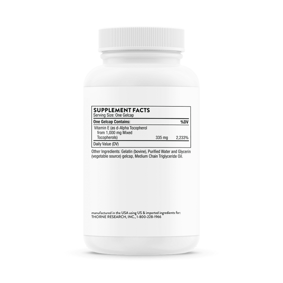 Ultimate E | 60 Softgels | Thorne - Pure Nordic Health