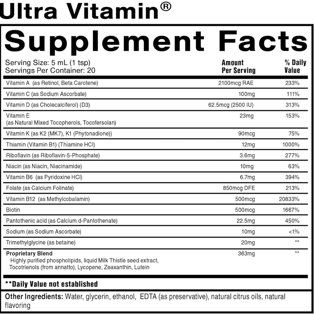 Ultra Vitamin | Quicksilver Scientific - Pure Nordic Health